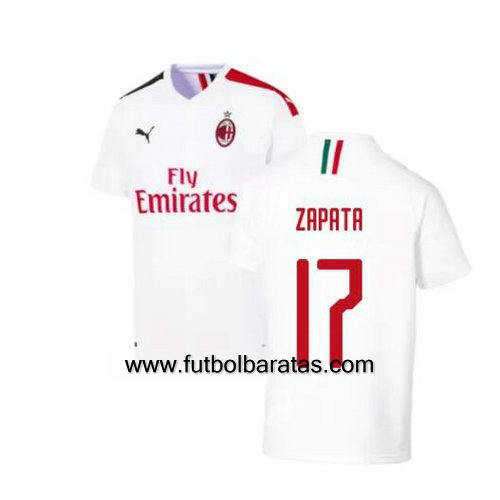 Camiseta ZAPATA 17 del Ac Milan 2019-2020 Segunda Equipacion